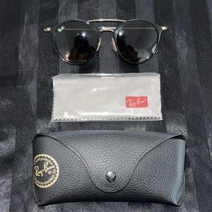 Ray Bans sunglasses, Black - Double Bridge Flat Lenses